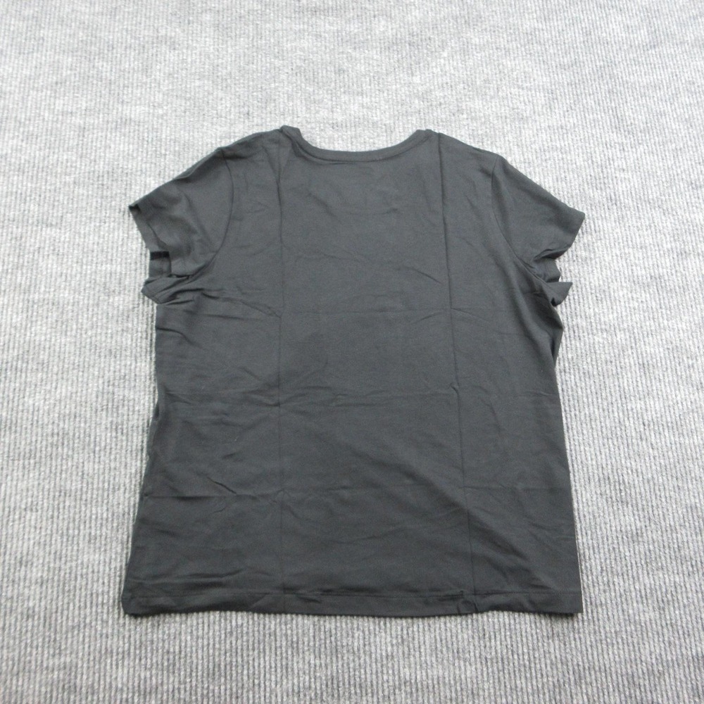 Banana Republic Shirt Womens XXL Black Crew Neck Basic Stretch Modal Cotton NWT - Picture 14 of 16